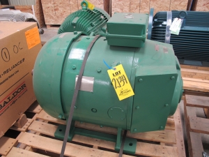MOTOR, ELECTRIC TYPE, 250VDC ELEC RATING, 1750 RPM, 250S FRAME, 103 AMPS, TEFC ENCLOSURE. COMPOUND WOUND, 22KW, EFFICIENCY 89%, TYPE DY4440 60W, 120V HEATER, PART # 250S/14 (W-44) LOADING & HANDLING FEE $15-